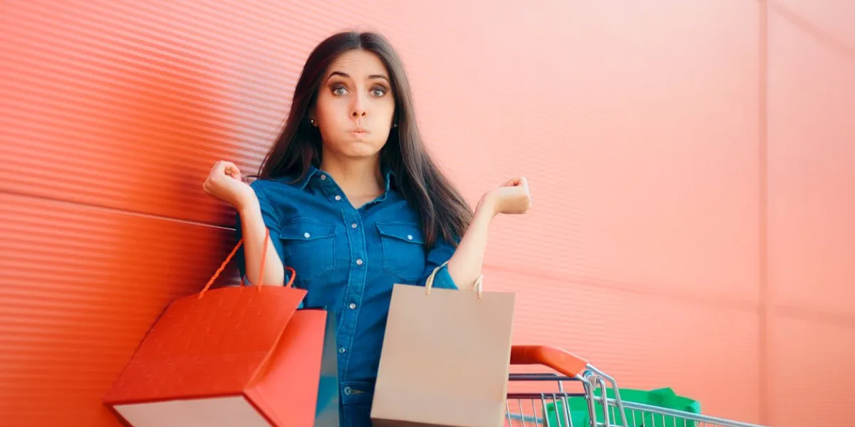 bad shopping experience no client satisfaction concept image