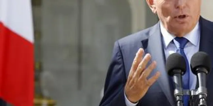 le premier ministre français jean-marc ayrault s'adresse à la presse au palais d'elysée après un conseil des ministres le 22 août 2012 à paris après la photo thomas samson