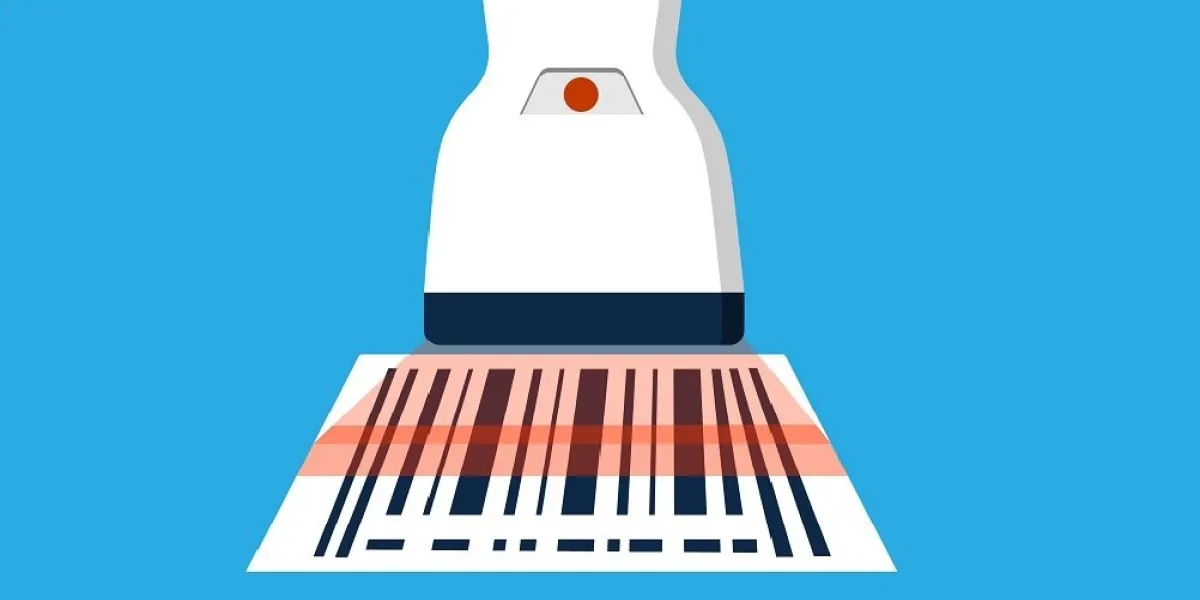 bar code scannervector flat icon