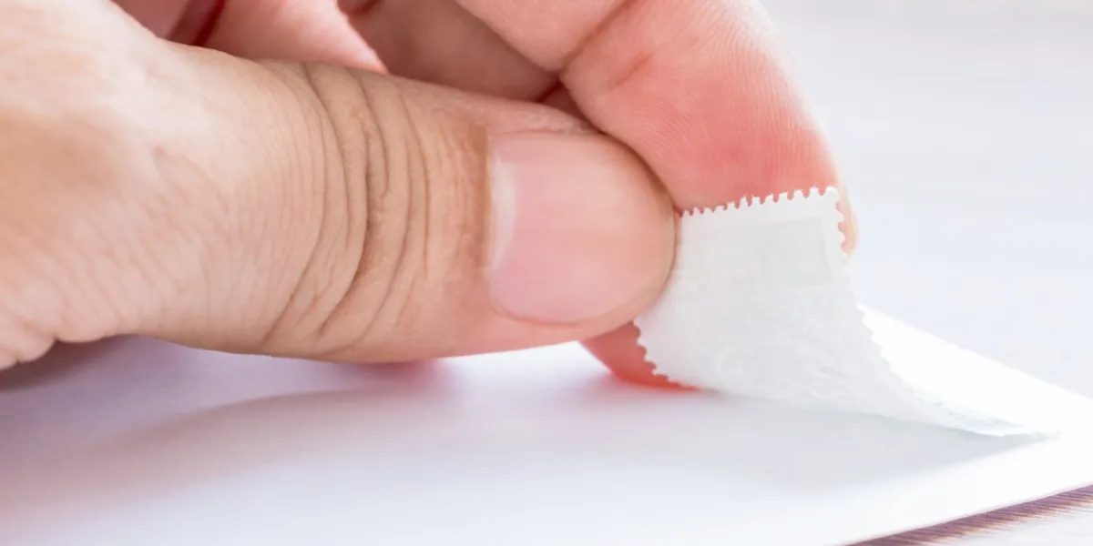 close the stamp duty on the envelope