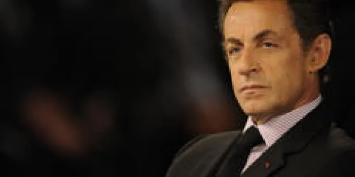 le président français nicolas sarkozy assiste à une conférence lors d'une visite consacrée à la sécurité à nice, dans le sud de la france, le 21 avril 2009 photo par mehdi taamallah abacapresscom