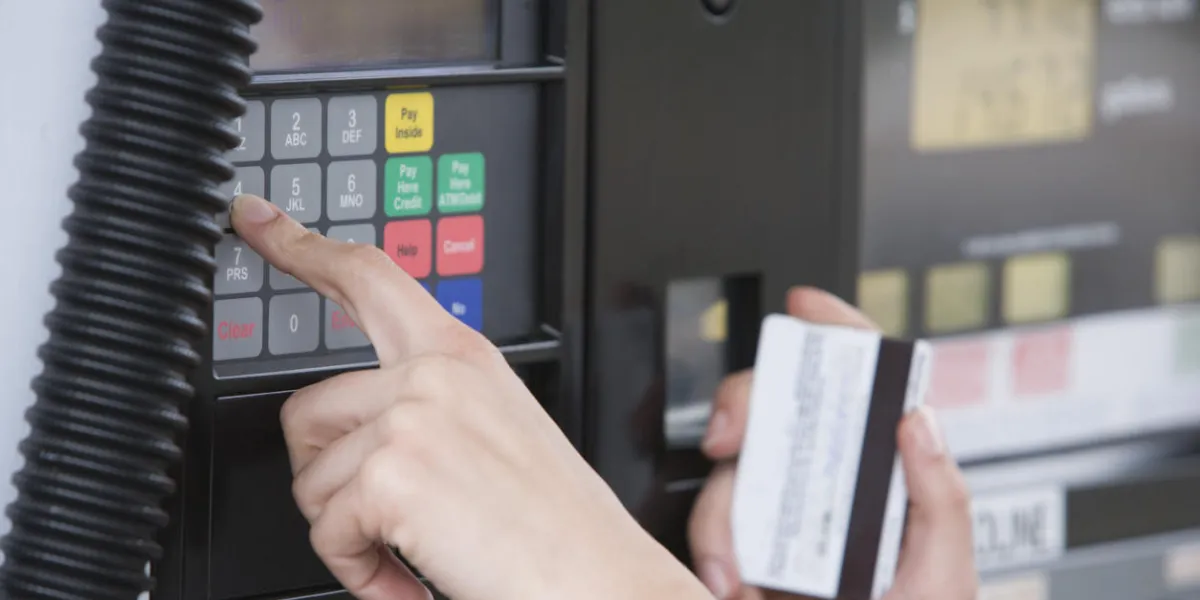 fuel pump payment kiosk