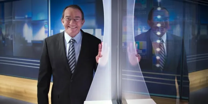 french tf1 television national channel's anchorman jean-pierre pernaut poses in a studio set on february 13, 2015 in boulogne-billancourt, near paris afp photo martin bureau   afp photo   martin bureau