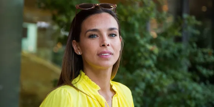 marine lorphelin au village pendant les internationaux de france de tennis roland garros 2022 le 01 juin 2022 à paris, france photo by nasser berzane abacapresscom