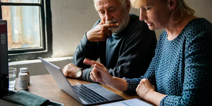 elderly couple planning on life insurance plan