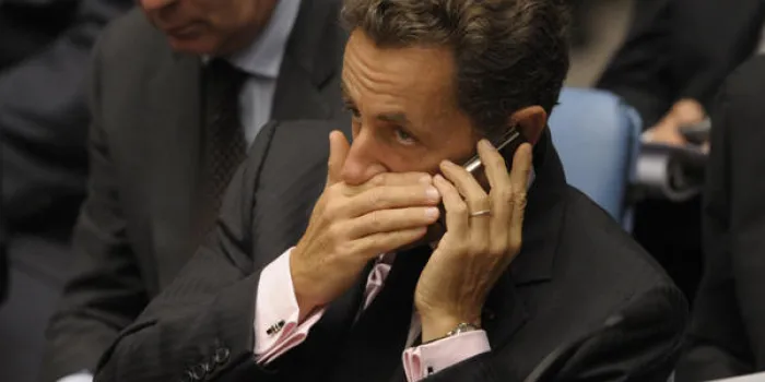 le président français nicolas sarkozy prend la parole lors d'une réunion du conseil de sécurité au siège des nations unies à new york le 24 septembre 2009 afp photo emmanuel dunand