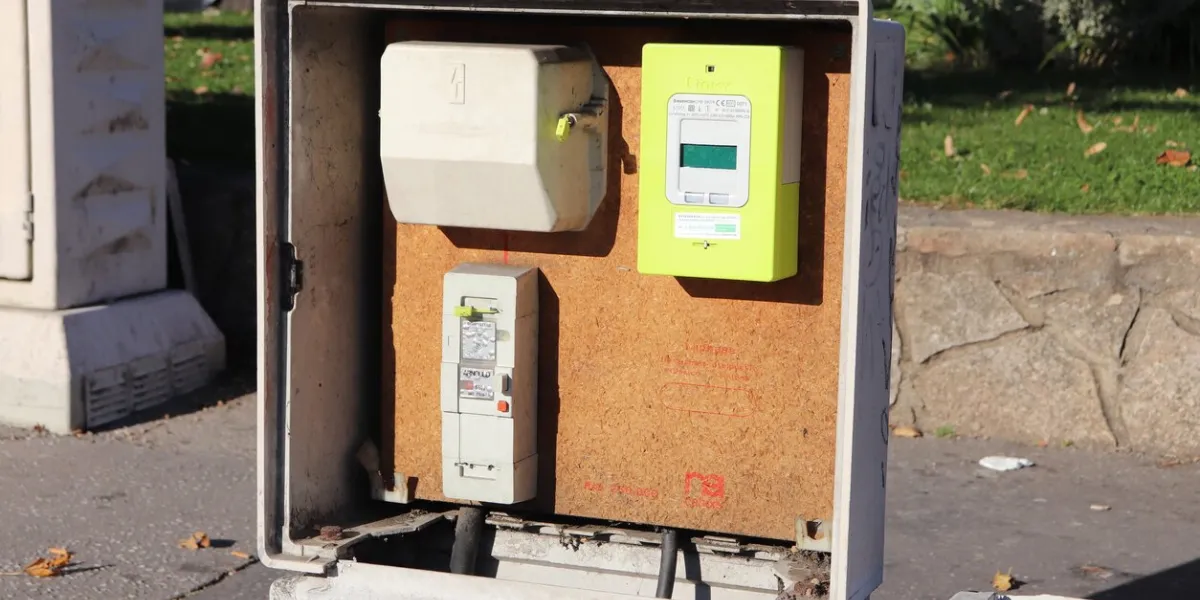 communicating electricity meter, linky, city of lyon, department of rhone, france