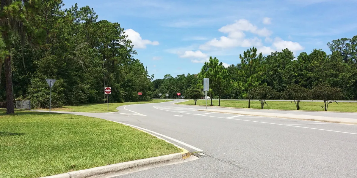 view of a rest area on i-10 in florida