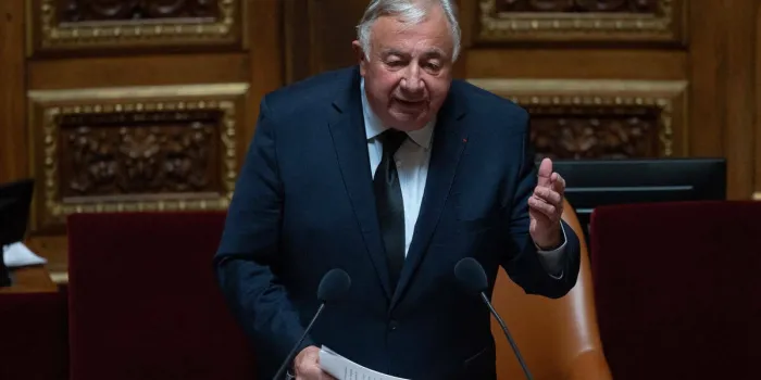 Élection du nouveau président au sénat français - paris