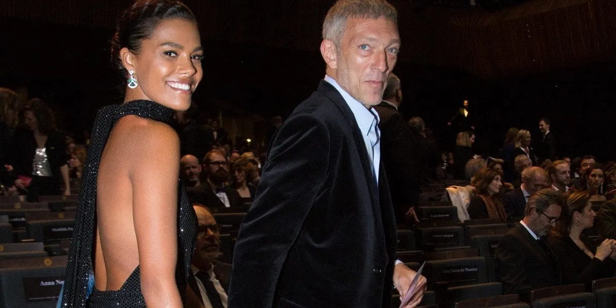 tina kunakey and vincent cassel during the 45th annual cesar film awards ceremony held at the salle pleyel in paris, france on february 28, 2020 photo by nasser berzane abacapresscom , 722192 053 paris france