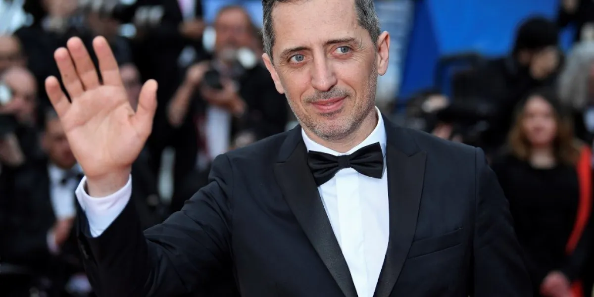 french actor and humorist gad elmaleh poses as he arrives for the screening of the film a hidden life at the 72nd edition of the cannes film festival in cannes, southern france, on may 19, 2019 (photo by christophe simon   afp)