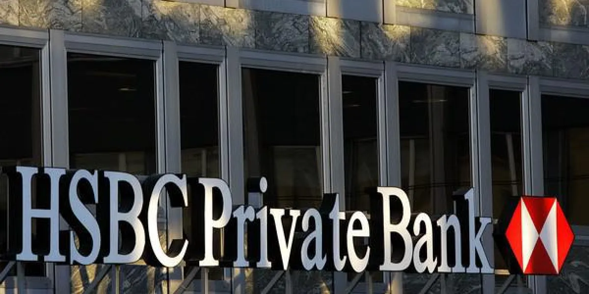 le logo de la banque privée hsbc est en photo 21 septembre 2006 à genève afp photo fabrice coffrini