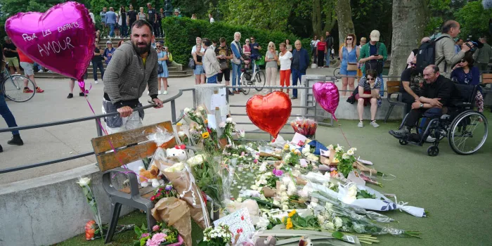 playground knife attack - annecy - france