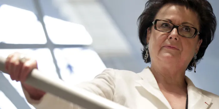 candidate à l'élection présidentielle française de 2012 christine boutin est photographiée lors de l'inauguration de son siège social de campagne, le 8 octobre 2011 à levallois-perret, à l'extérieur de paris afp photo thomas samson
