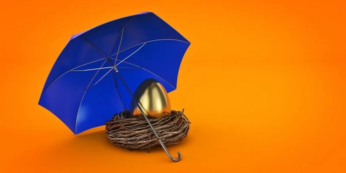 concept de sécurité financière rendu 3d