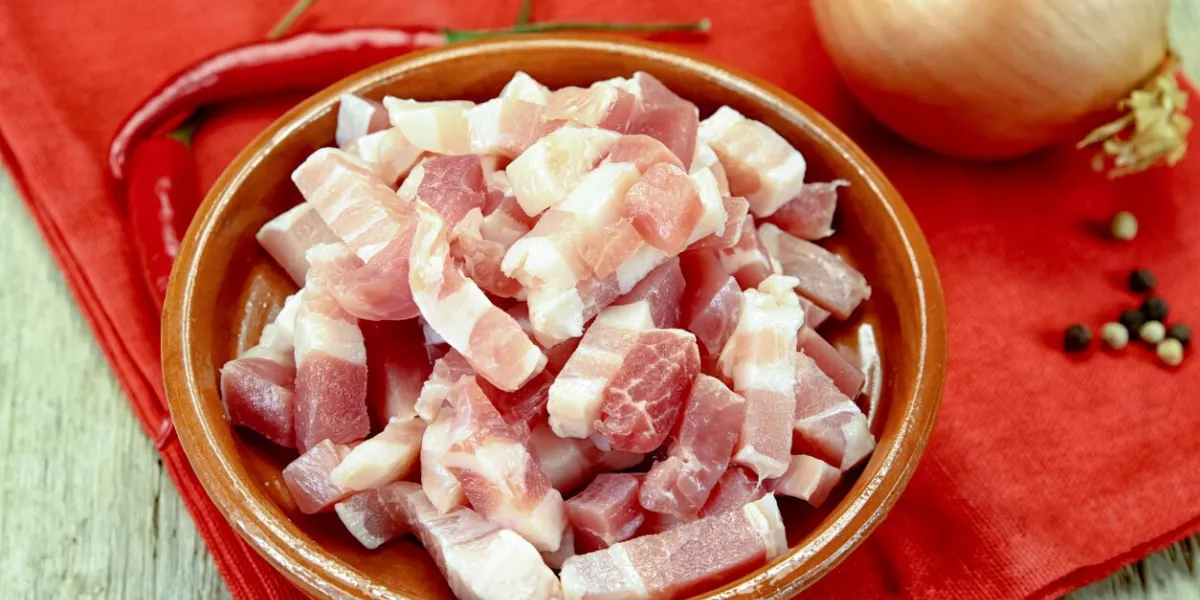 raw lardon