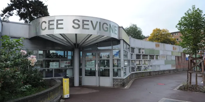 le lycée sévigné de tourcoing, dans le nord de la france, le 10 octobre 2024, après qu'un enseignant a été giflé par un élève la veille photo by christophe forestier abacapresscom