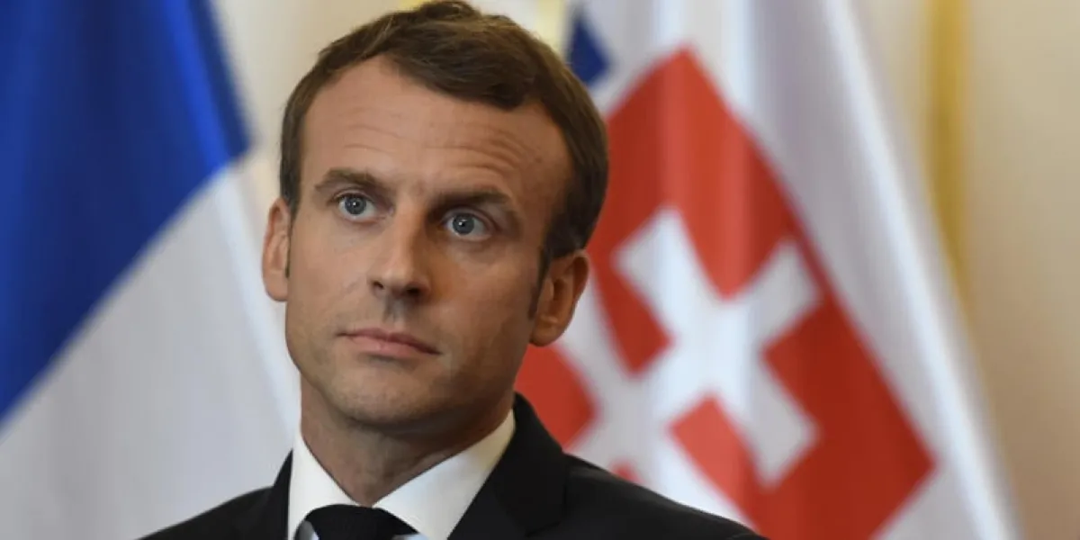 french president emmanuel macron looks on during a joint press conference with slovakia's prime minister at the bratislava castle on october 26, 2018 in bratislava (photo by bertrand guay   afp)
