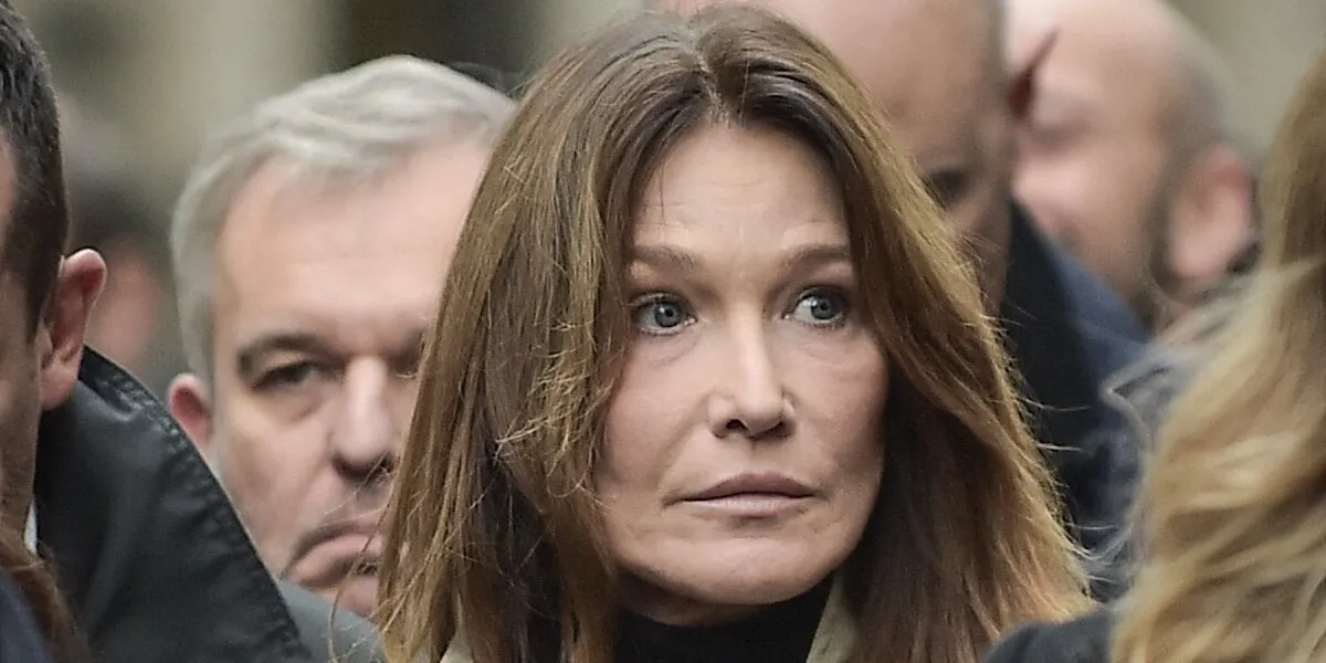 l'épouse de l'ancien président français nicolas sarkozy, la chanteuse italo-française carla bruni, participe à une marche contre l'antisémitisme à paris le 12 novembre 2023 photo par firas abdullah abacapresscom