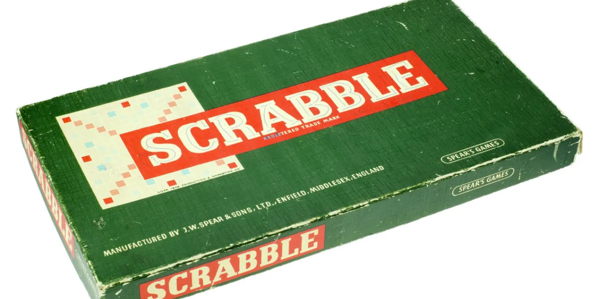 scrabble boardgame