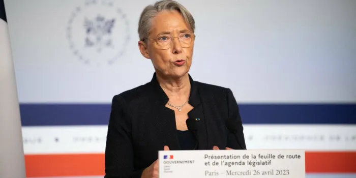 pm borne holds a press conference - paris