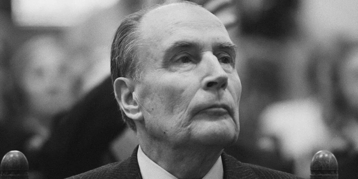 photo d'archives - président mitterrand à la séance de clôture du congrès europa , mitterrand, titre date   7 mai 1988 mots-clés   congrès, présidents nom personnel   mitterrand, francois photo by alamy abacapresscom