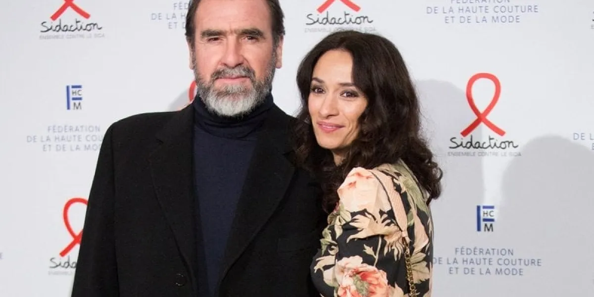 eric cantona and rachida brakni attend the 18th fashion dinner for aids sidaction association at pavillon cambon in paris on january 23, 2020 photo by nasser berzane abacapresscom