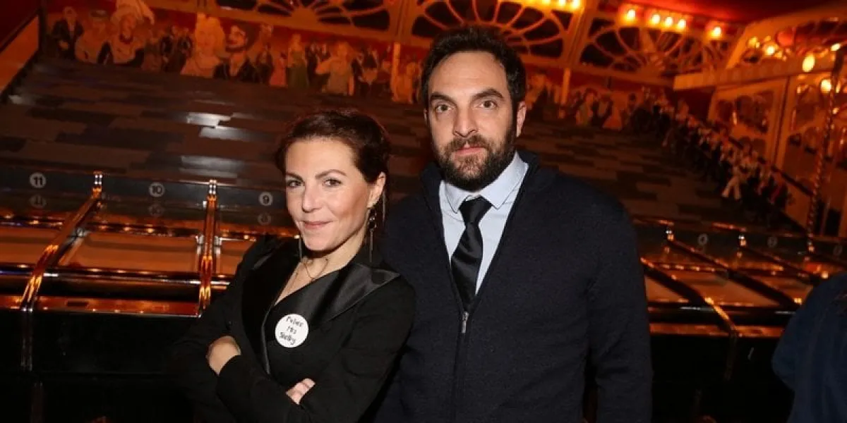 anne-elisabeth blateau et david mora lors du diner de gala du festival series mania au musée des arts forains, a paris, france, le 02 decembre 2019 photo by jerome domine abacapresscom , 711422 011 paris