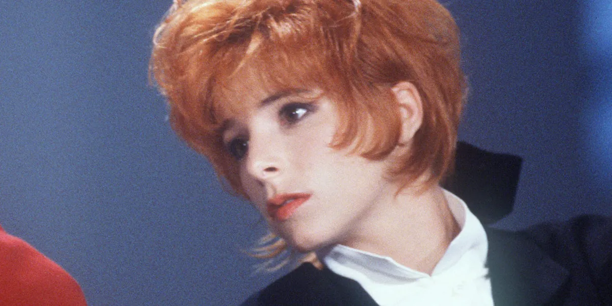 les chanteurs français marc lavoine et mylene farmer participent à l'émission sida   le grand rendez-vous présentée par jean-marie cavada, le 04 juin 1987, sur le plateau d'antenne (france 2) à paris   afp photo   georges bendrihem