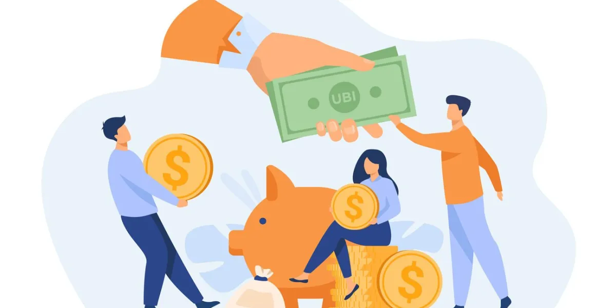 social support concept residents getting basic benefits from government flat vector illustration income, charity, financial help, poverty reducing concept