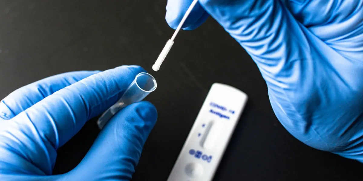 corona quick test chopsticks