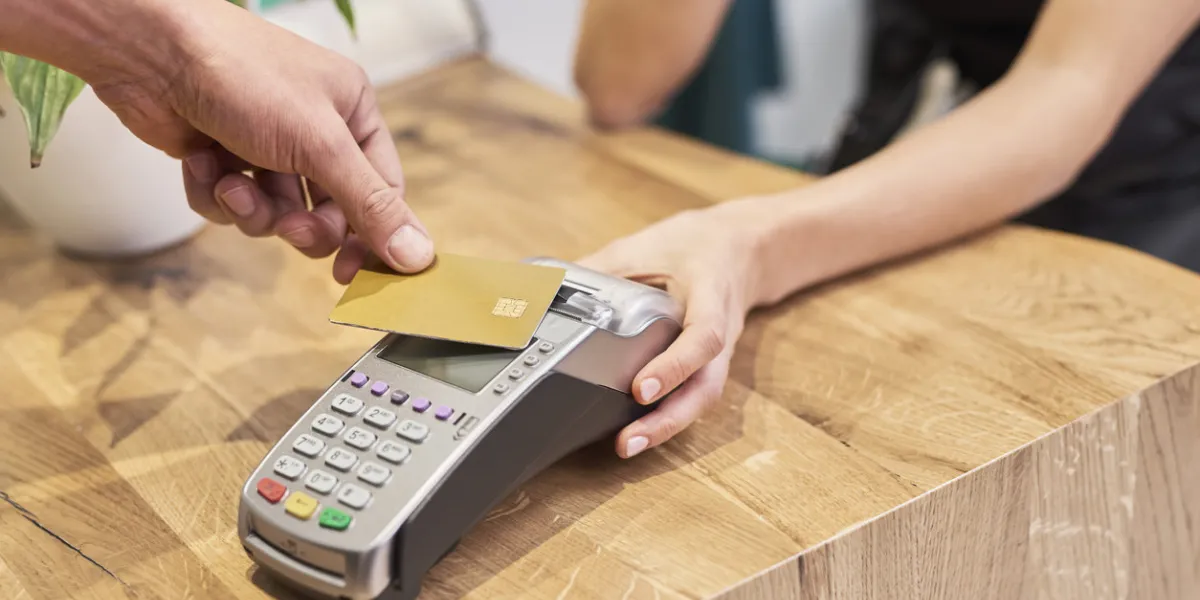 paying by credit card in hair salon