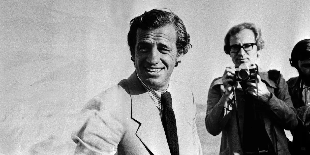jean paul belmondo pendant le festival du film à cannes, france 1974 photo par heinz browersdpa abacapresscom