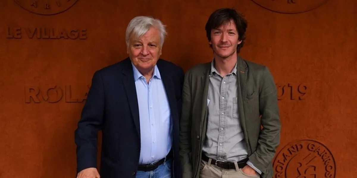 mathieu simonet and jacques perrin in village during french tennis open at roland-garros arena on june 8, 2019 in paris, france photo by laurent zabulon   abacapresscom