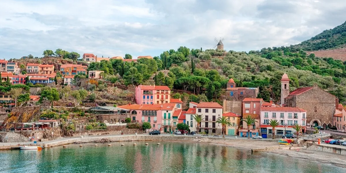 collioure, france french regions languedoc-roussillon and midi-pyrénées occitania