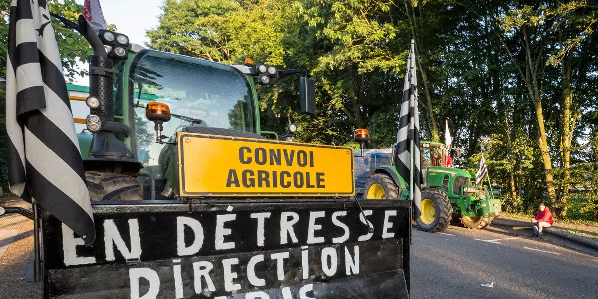 dozule (14), 02 09 2015   manifestation des agriculteurs