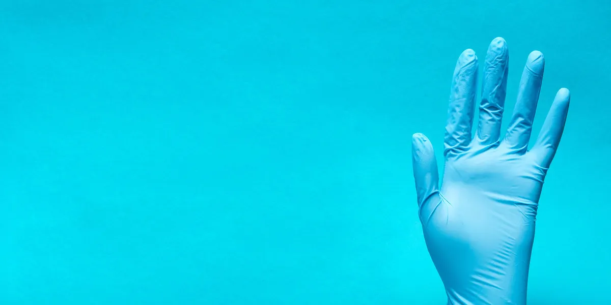 nitrile or latex gloves medical gloves infection protective gl