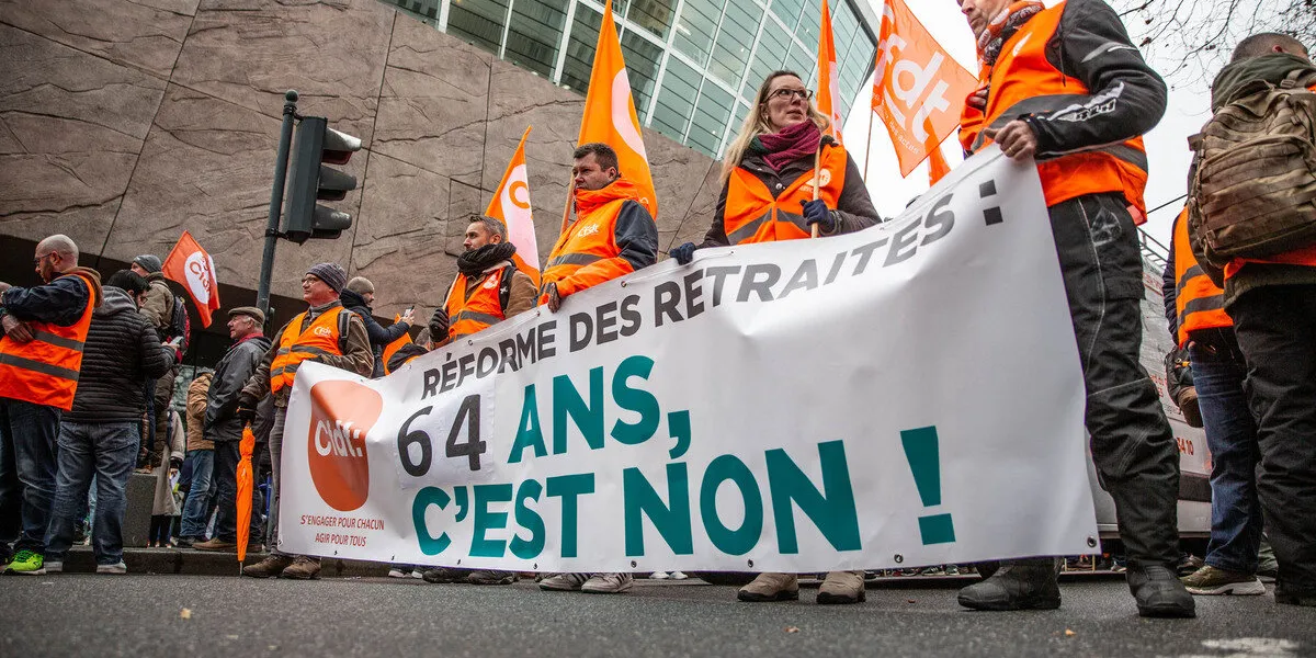 thousands march against pension reform plan - rennes