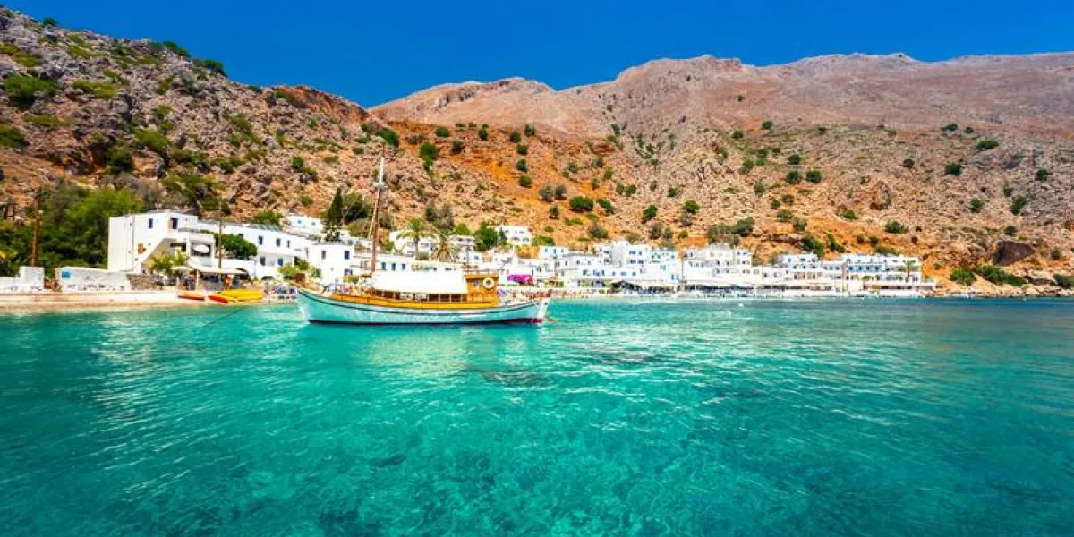 village grec de loutro, chania, crète, grèce