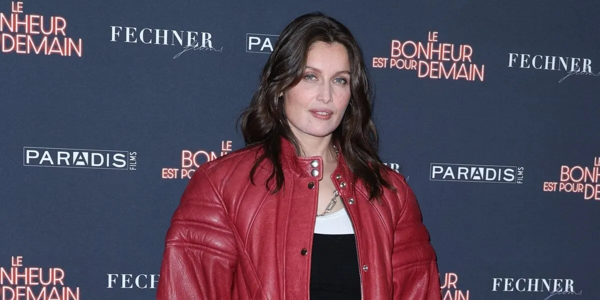 laetitia casta assiste à la première du bonheur est pour demain à l'arlequin à paris, france, le 16 janvier 2024 photo par jerome dominé abacapresscom