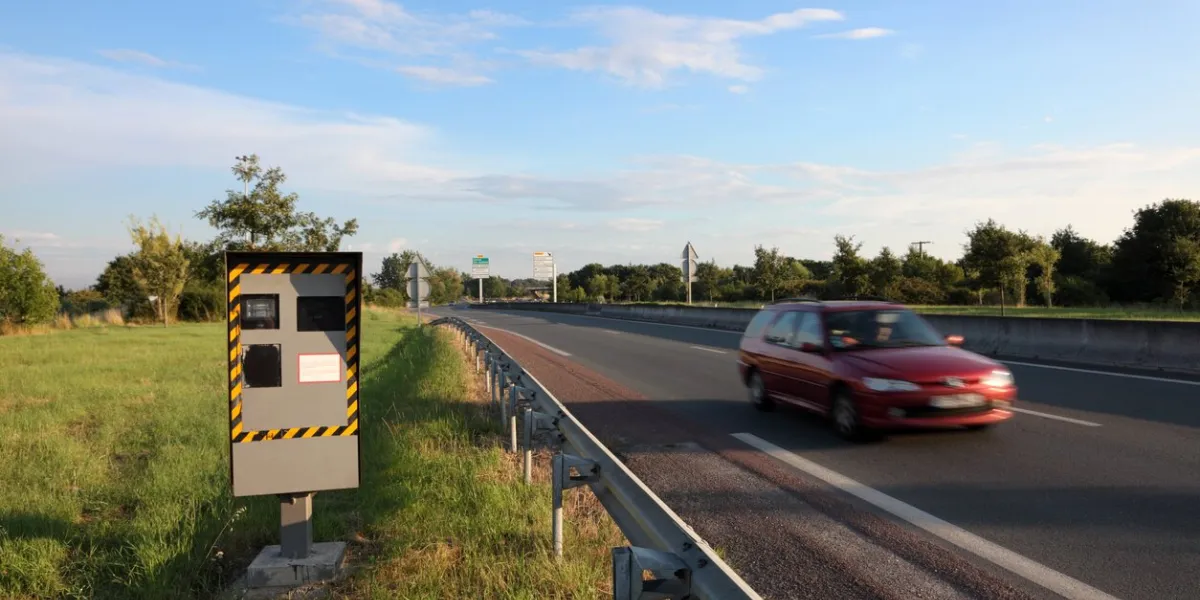 speed camera at the road side