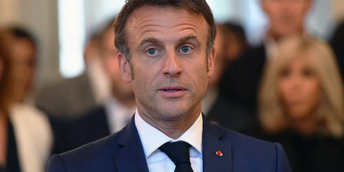 president macron at haute savoie prefecture - annecy