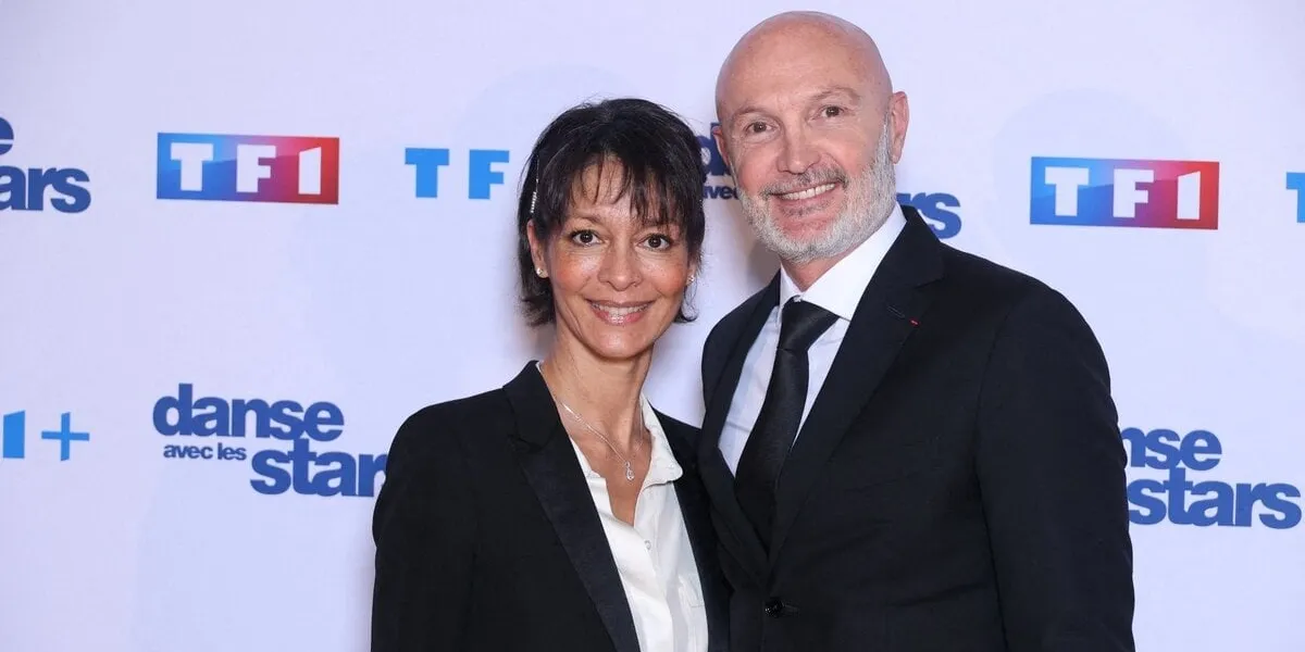 frank leboeuf and his wife chrislaure attends the danse avec les stars photocall at tf1 tv studios on january 16, 2025 photo by jerome domine abacapresscom