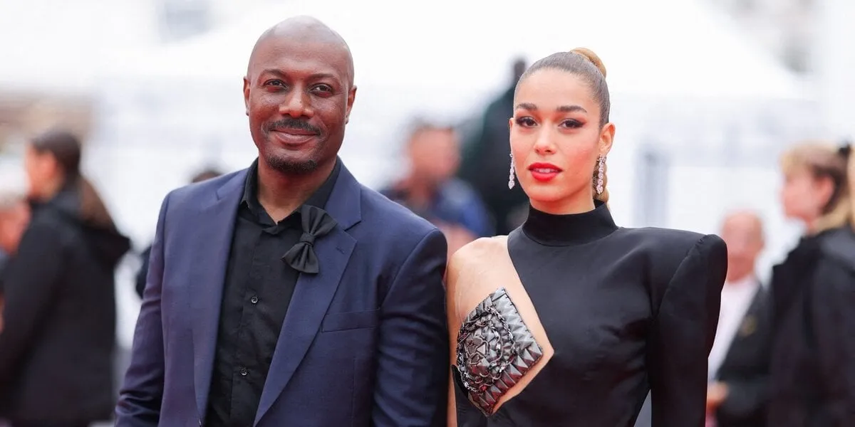 harry roselmack et jade chantelle assistent au tapis rouge de banel e adama lors de la 76e édition du festival de cannes au palais des festivals le 20 mai 2023 à cannes, france photo by david boyer abacapresscom