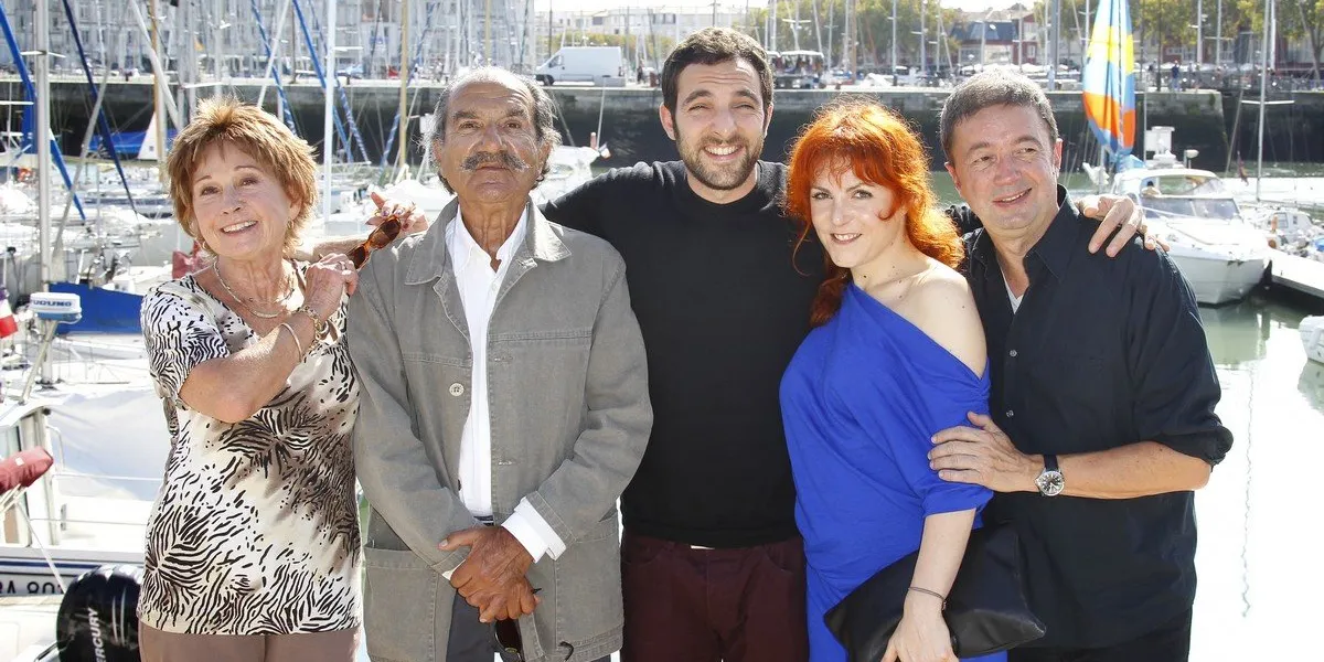 scene de menage with gerard hernandez, valerie karsenti,frederic bouraly and marion game attending the 13th festival of tv fiction in la rochelle, western france on september 10, 2011 photo by patrick bernard abacapresscom