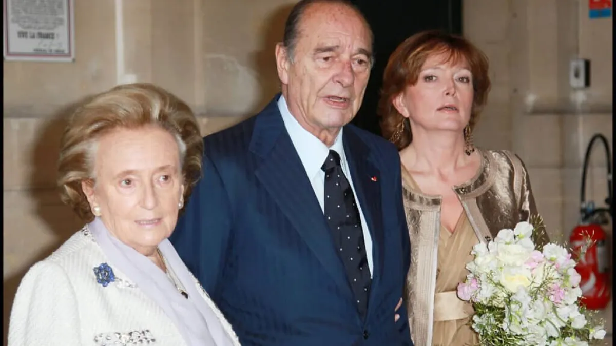info - claude chirac annonce sa candidature aux élections départementales à brive (corrèze) - bernadette et jacques chirac - mariage de claude chirac et frederic salat baroux a la mairie du vi ème arrondissement de paris