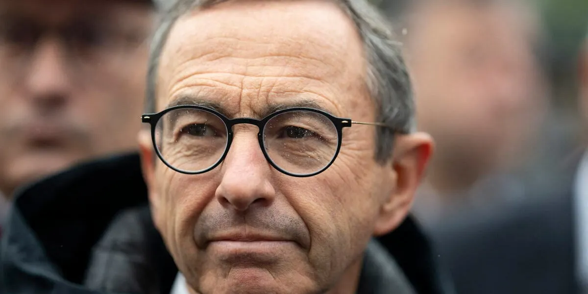 le ministre français de l'intérieur bruno retailleau visite le 130e congrès national des sapeurs-pompiers de france, au parc des expositions de macon, dans le centre-est de la france, le 28 septembre 2024 photo by eliot blondet abacapresscom